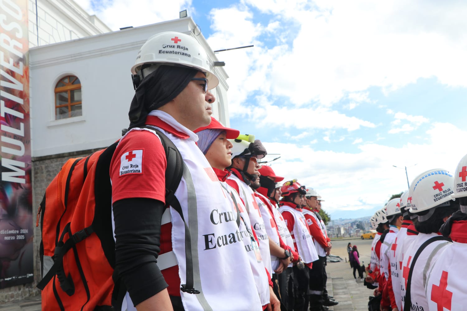 Cruz Roja Ecuatoriana en acción durante Navidad y Fin de Año