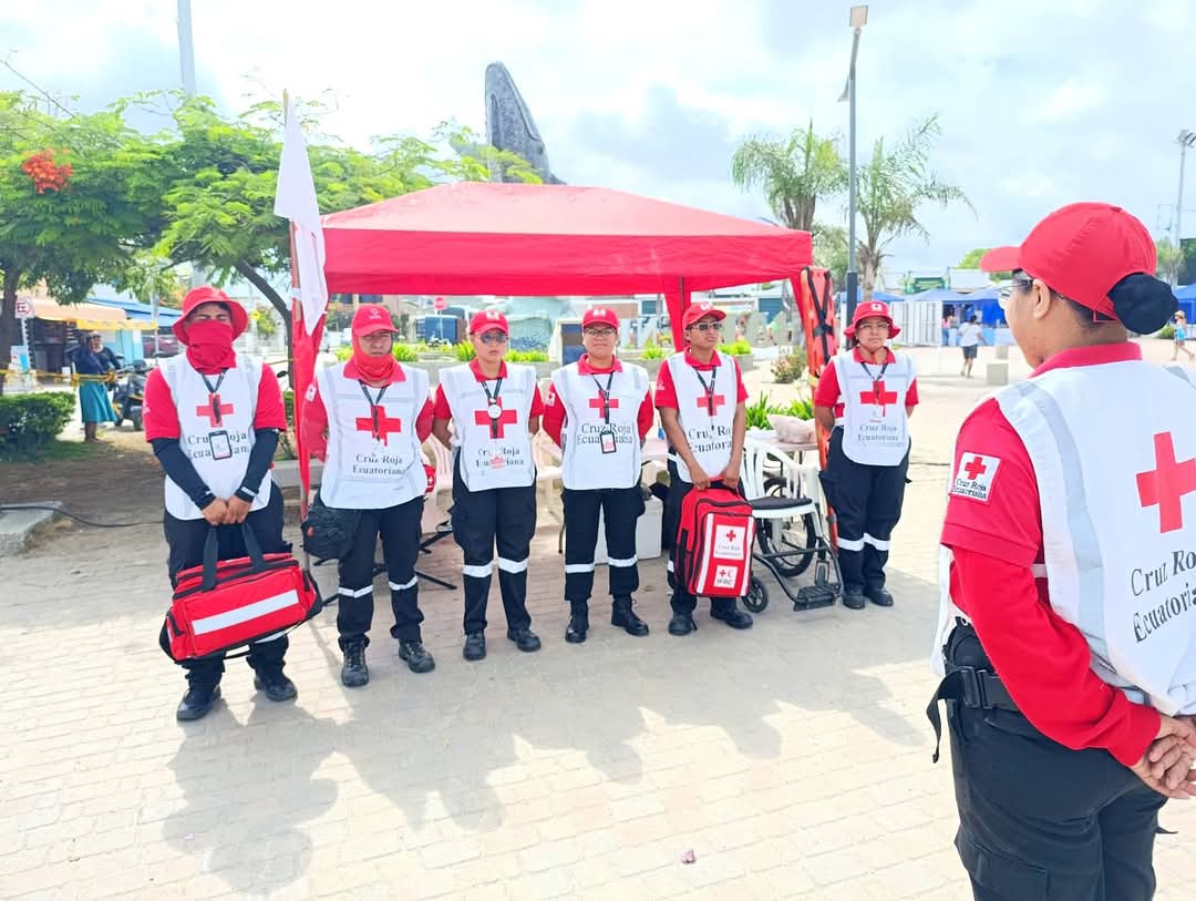 Cruz Roja Ecuatoriana garantizó atención oportuna en el feriado de Carnaval 2026